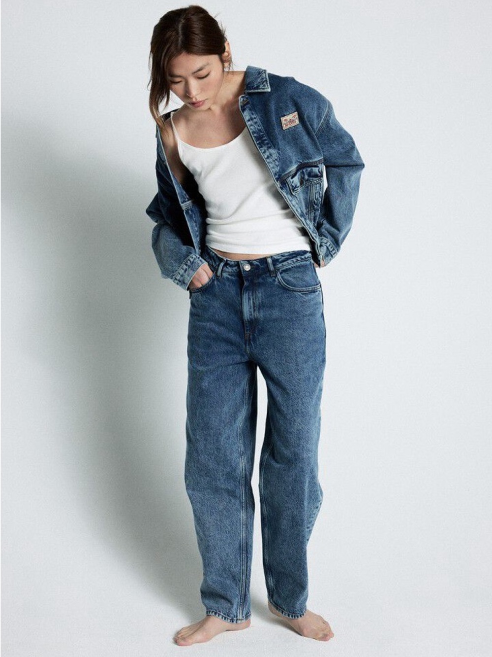 American Vintage WOMEN'S BALLOON JEANS JOYBIRD